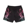 Phobia Men's Bicolor Lightning Print Swimwear Black Swim Shorts In Black