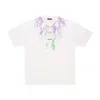 Phobia Men's Bicolor Lightning Print Tee White T-shirt In White
