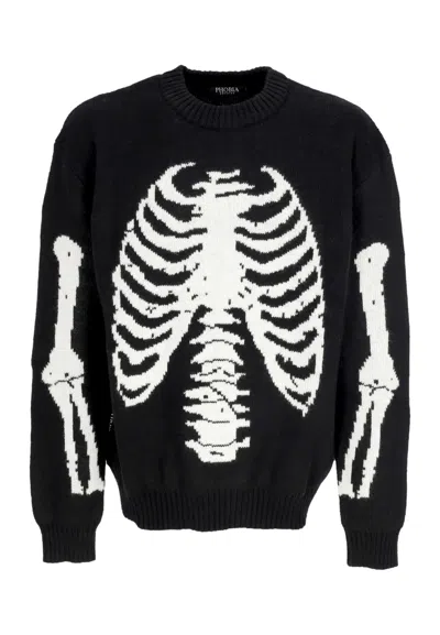 Phobia Men's Bones Jumper Black/white