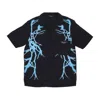 Phobia Men's Lateral Lightning Shirt Black/light Blue In Black/light Blue