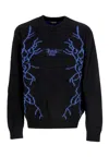Phobia Men's Lightning And Logo Jumper Black/blue In Black/blue