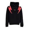 Phobia Men's Lightweight Hooded Sweatshirt Screaming Skulls Print Hoodie Black/red In Black/red