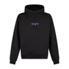 Phobia Men's Lightweight Hooded Sweatshirt Skull Print Hoodie Black In Black