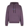 Phobia Men's Lightweight Hooded Sweatshirt Skull Print Hoodie Purple In Purple