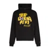 Phobia Men's Lightweight Hooded Sweatshirt Tdc Please Hoodie X Testa Di Chezzo Black In Black
