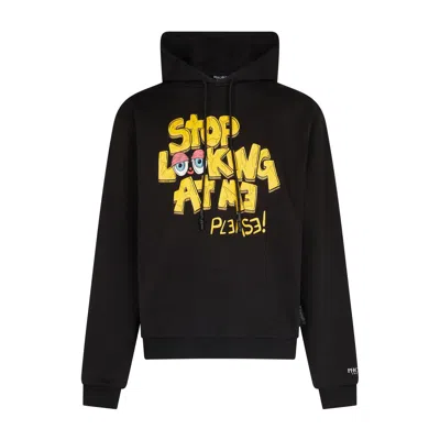 Phobia Men's Lightweight Hooded Sweatshirt Tdc Please Hoodie X Testa Di Chezzo Black