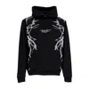 Phobia Men's Lightweight Hoodie Lateral Lightning Print Hoodie Black/white In Black