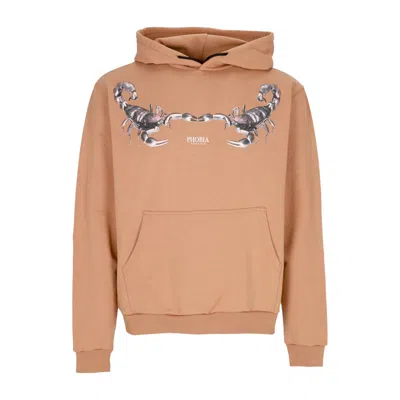 Phobia Men's Lightweight Hoodie Scorpion Hoodie Terracotta/grey
