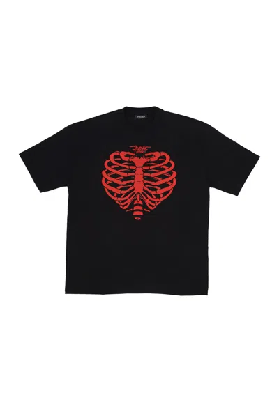 Phobia Men's Rib Heart Tee Black