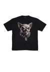 Phobia Men's Shirt Angry Dog Tee Black In Black