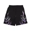 Phobia Men's Short Tracksuit Pants Lightning Shorts Black/purple/grey/fuchsia In Black