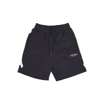Phobia Men's Tracksuit Shorts Skeleton Print Shorts Black/purple In Multi