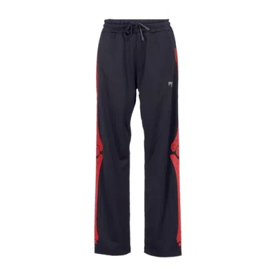 Phobia Men's Tracksuit Skeleton Print Pants Black/red In Multi