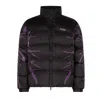 Phobia Puffy Jacket Men's Down Jacket Black/purple In Black/purple