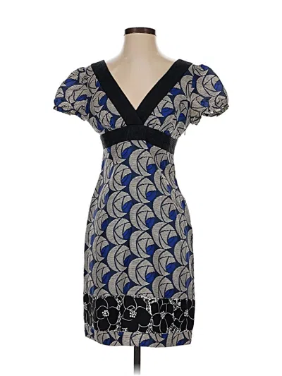 Pre-owned Phoebe Couture Cocktail Dress In Blue