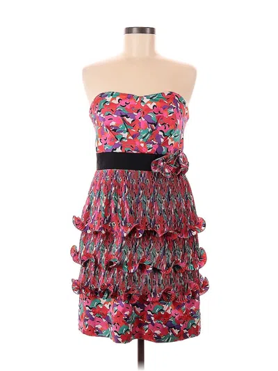 Pre-owned Phoebe Couture Cocktail Dress In Red