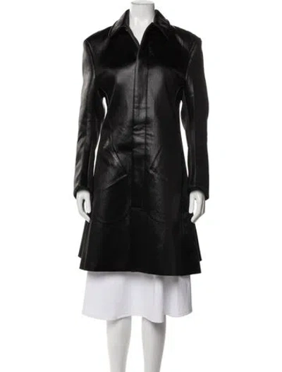 Pre-owned Phoebe Philo 2024 Trench Coat In Black