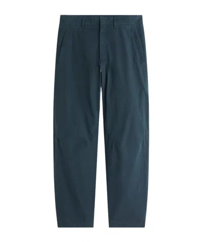 Phoebe Philo Arch-cut Trousers In Blue