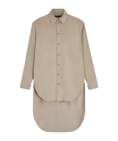 Phoebe Philo Asymmetrical-hem Shirt In White