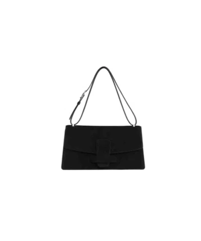 Phoebe Philo Bar Shoulder Bag In Black