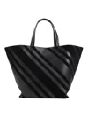 Phoebe Philo Basket Cabas Shoulder Bag In Black