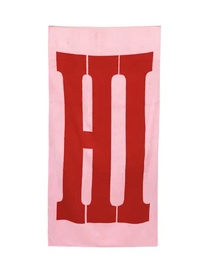 Phoebe Philo Strandtuch “hi” In Rosa