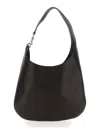 Phoebe Philo 'bean' Brown Shoulder Bag With One Chunky Top Handle In Leather Woman