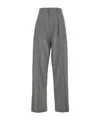 Phoebe Philo Belt Loop Track Pants In Gray