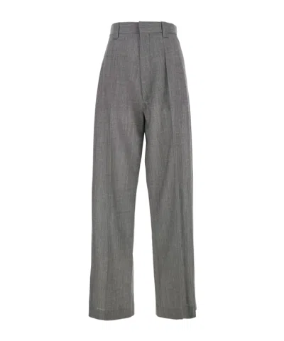 Phoebe Philo Belt Loop Track Pants In Gray