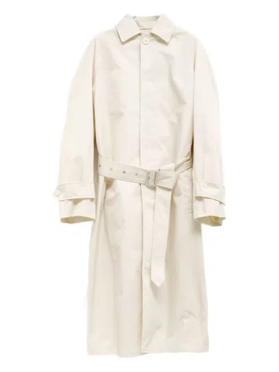 Phoebe Philo Belted Trench Coat In Gold