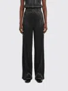Phoebe Philo Chic Razor Trousers With Mini Pattern Design In Black