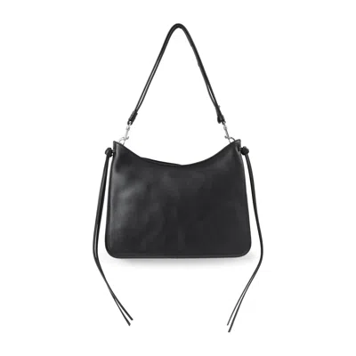 Phoebe Philo Black Calf Leather Gig Small Shoulder Bag