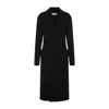 Phoebe Philo Classic Double-breasted Coat In Wool And Cashmere In Black