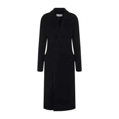 PHOEBE PHILO PHOEBE PHILO BLACK CLASSIC CASHMERE COAT