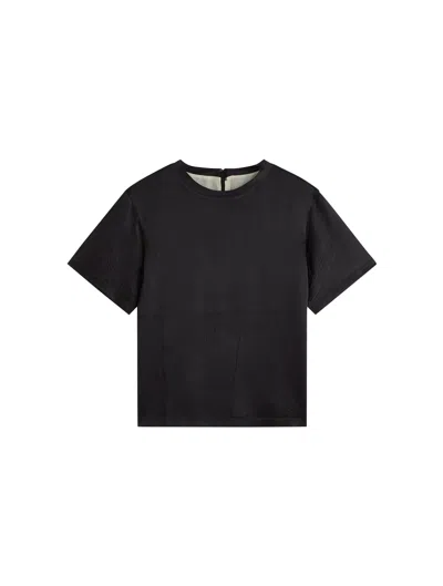 Phoebe Philo Black Silk Graphic T-shirt