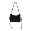 Phoebe Philo Black Silver Gig Small Suede Leather Shoulder Bag In Pink