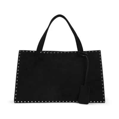 PHOEBE PHILO PHOEBE PHILO BLACK SILVER STUD CABAS BAG