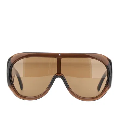 Phoebe Philo Bombé Sunglasses In Brown