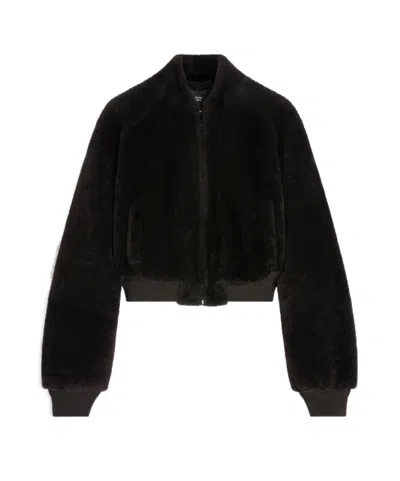 Phoebe Philo Bomber Jacket In Brown