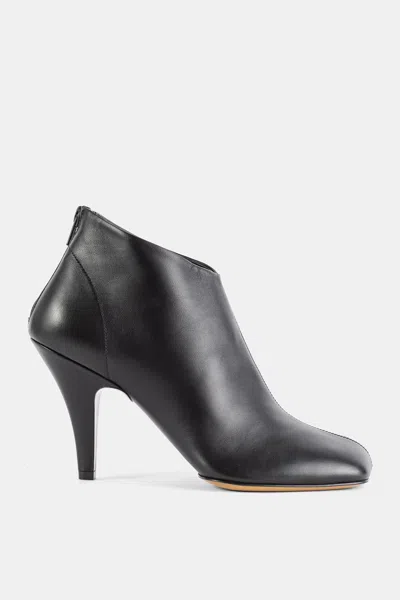 Phoebe Philo Square Toe Ankle Boots In Multi