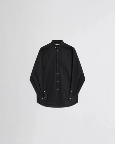 Phoebe Philo Button Collar Shirt In Black