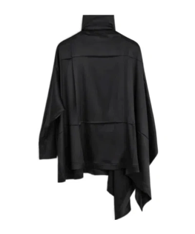 Phoebe Philo Caped Top In Black