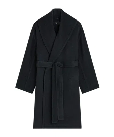 Phoebe Philo Cashmere Coat In Black
