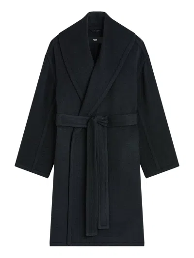 Phoebe Philo Cashmere Robe Coat In Black