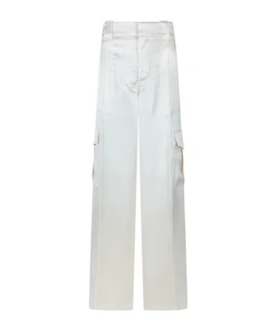 Phoebe Philo Casual Pants With Belt Loops In White