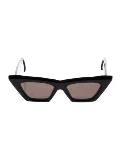 Pre-owned Phoebe Philo Cat-eye Tinted Sunglasses In Black/blue