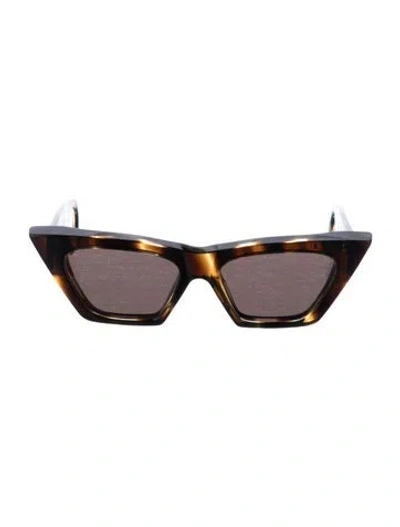 Pre-owned Phoebe Philo Cat-eye Tinted Sunglasses In Brown