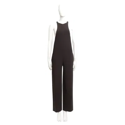 Pre-owned Phoebe Philo Celine  Resort 2015 Black Sleeveless Jumpsuit In Black Crepe
