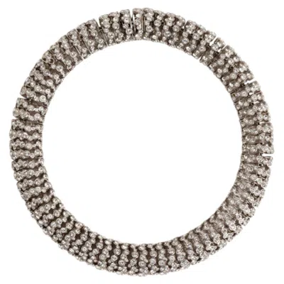 Pre-owned Phoebe Philo Celine  S/s 2013 Rare Runway Crystal Choker Necklace W/ Box In Multi