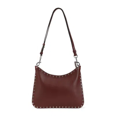 PHOEBE PHILO PHOEBE PHILO CHESTNUT SILVER STUD GIG BAG